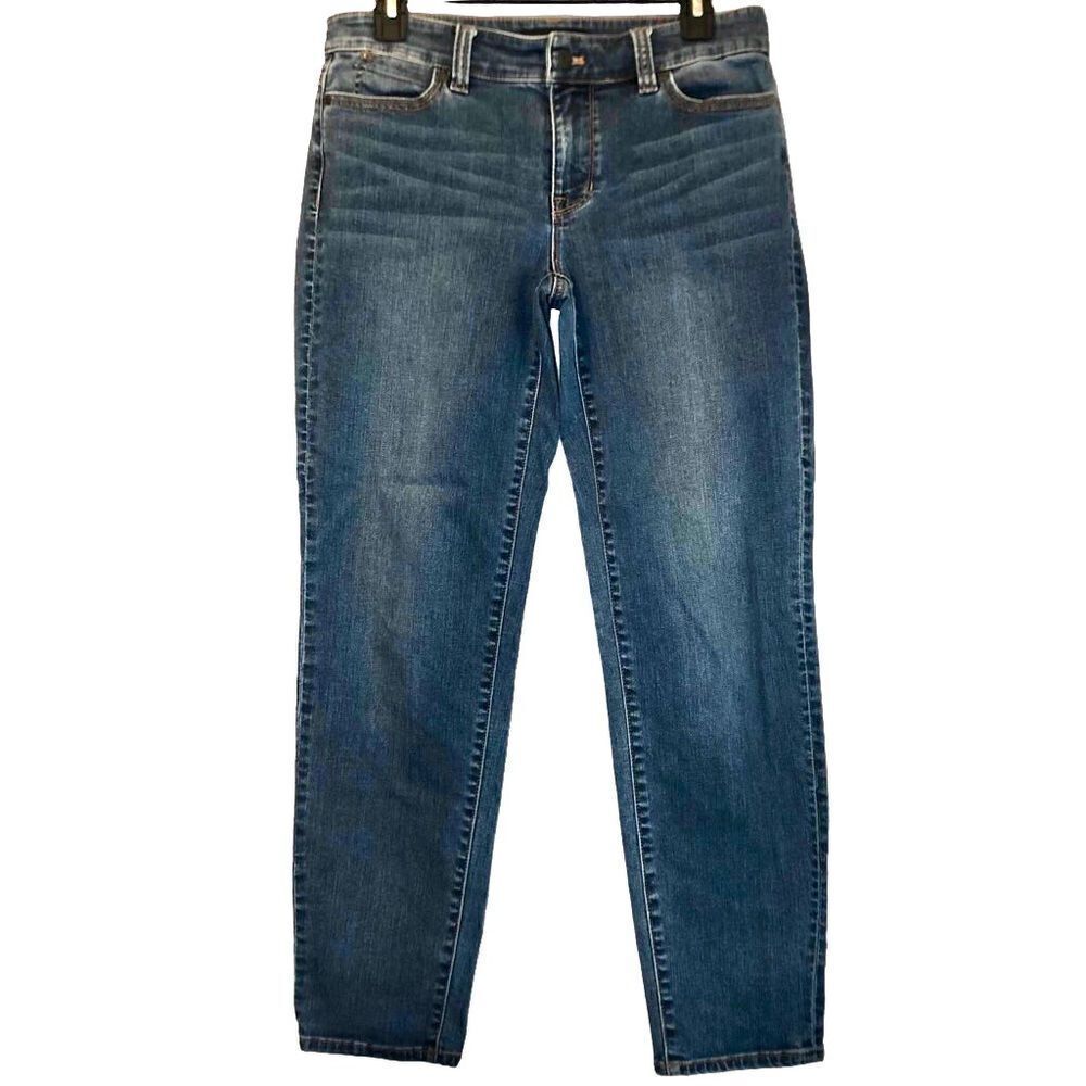 Talbots Flawless Five Pocket Boyfriend Jeans in Blue Wash Women’s 4